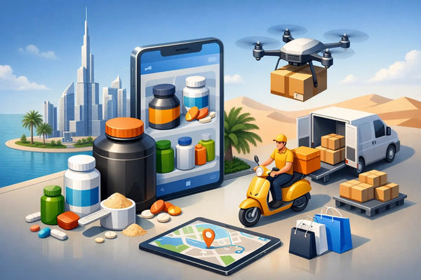 Dubai Supplement Delivery Trends That Matter - Rise Up Nutrition