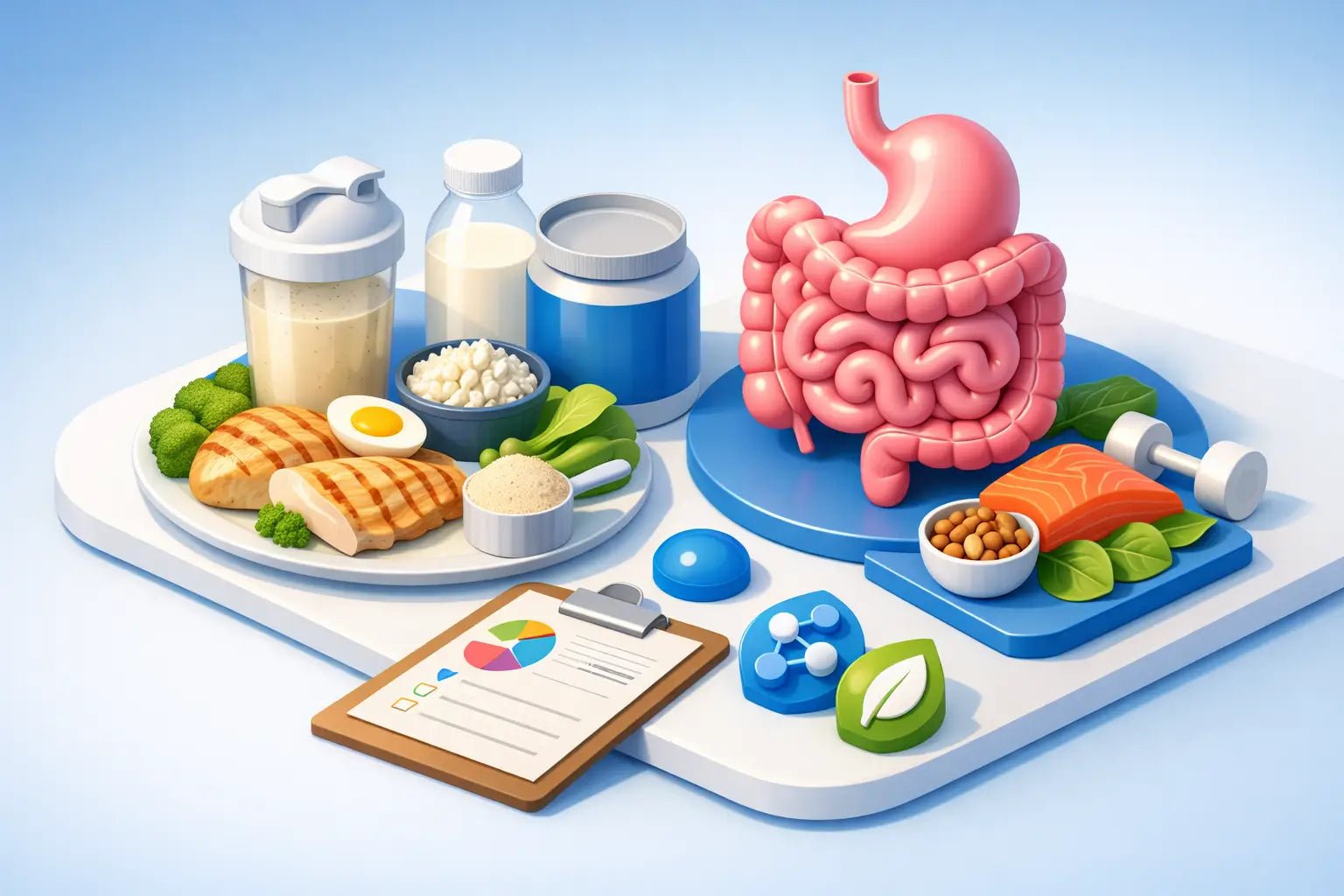 Sensitive Digestion Protein Plan Example - Rise Up Nutrition