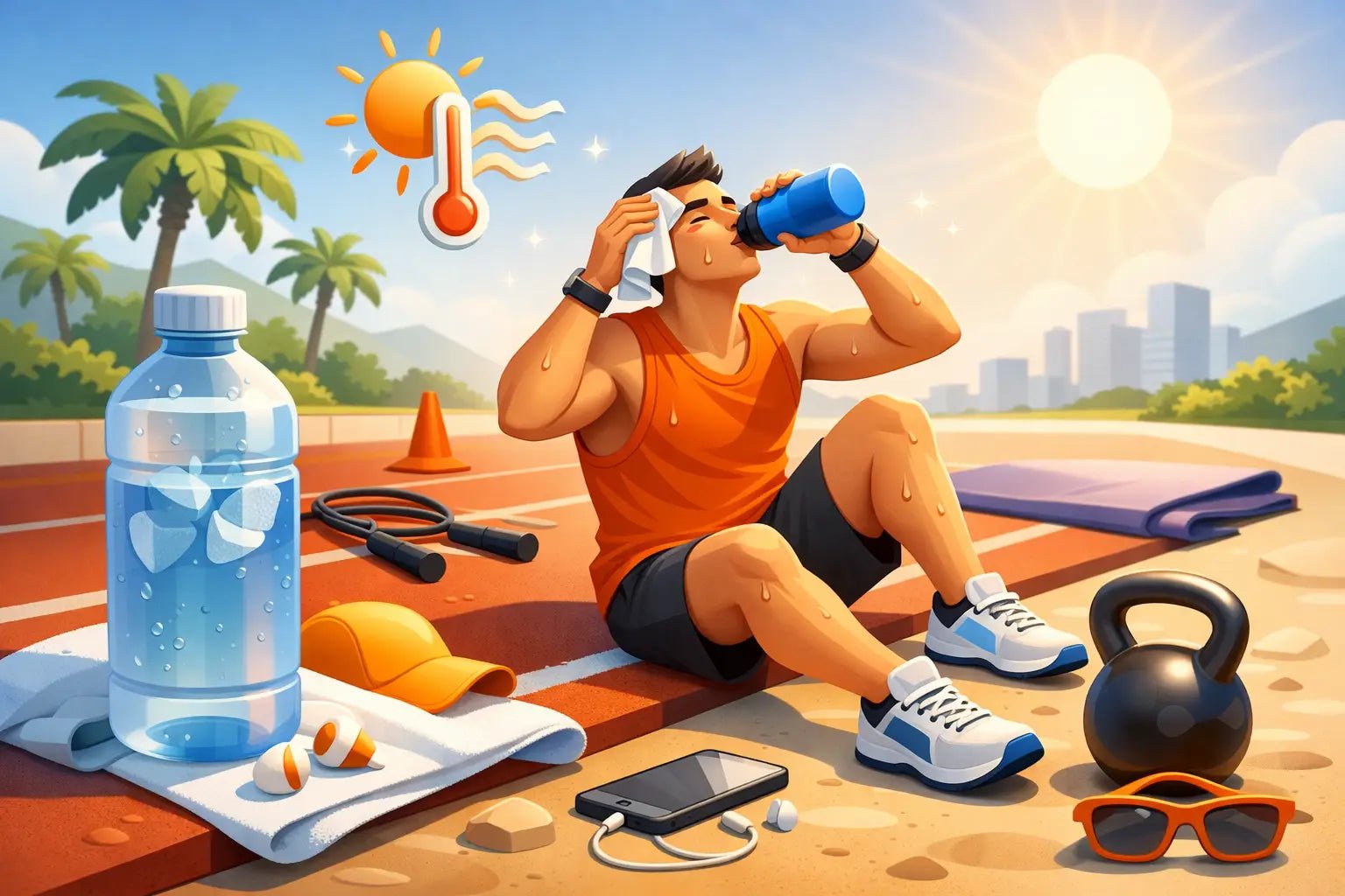 How to Prevent Workout Dehydration in Heat - Rise Up Nutrition