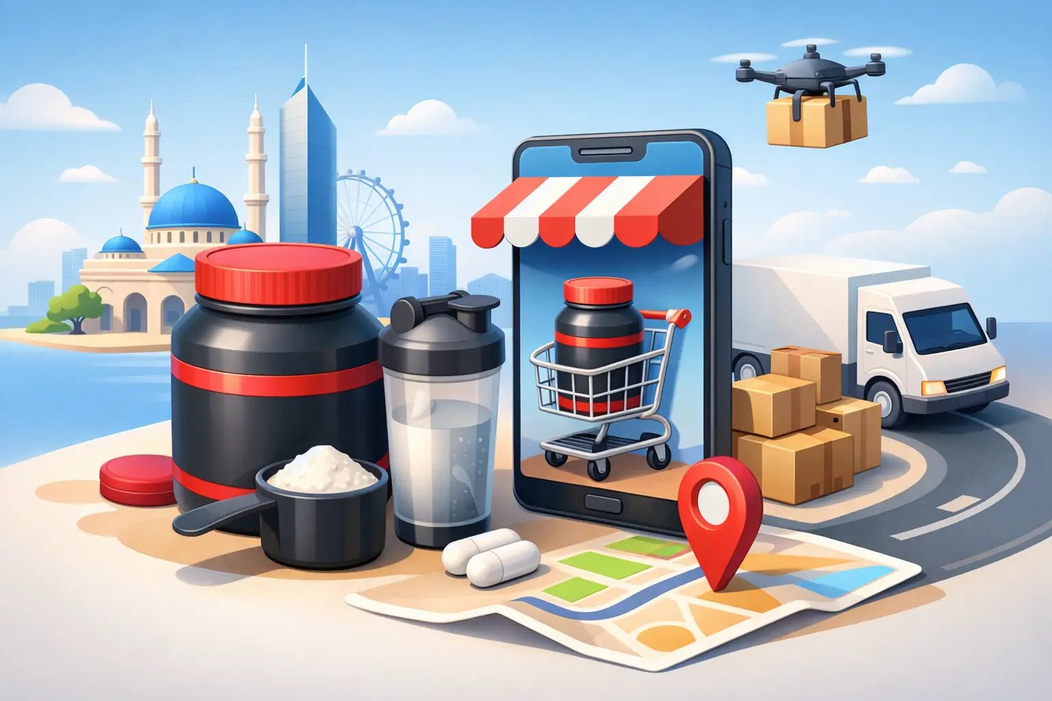 Sharjah Creatine Online Delivery Guide - Rise Up Nutrition
