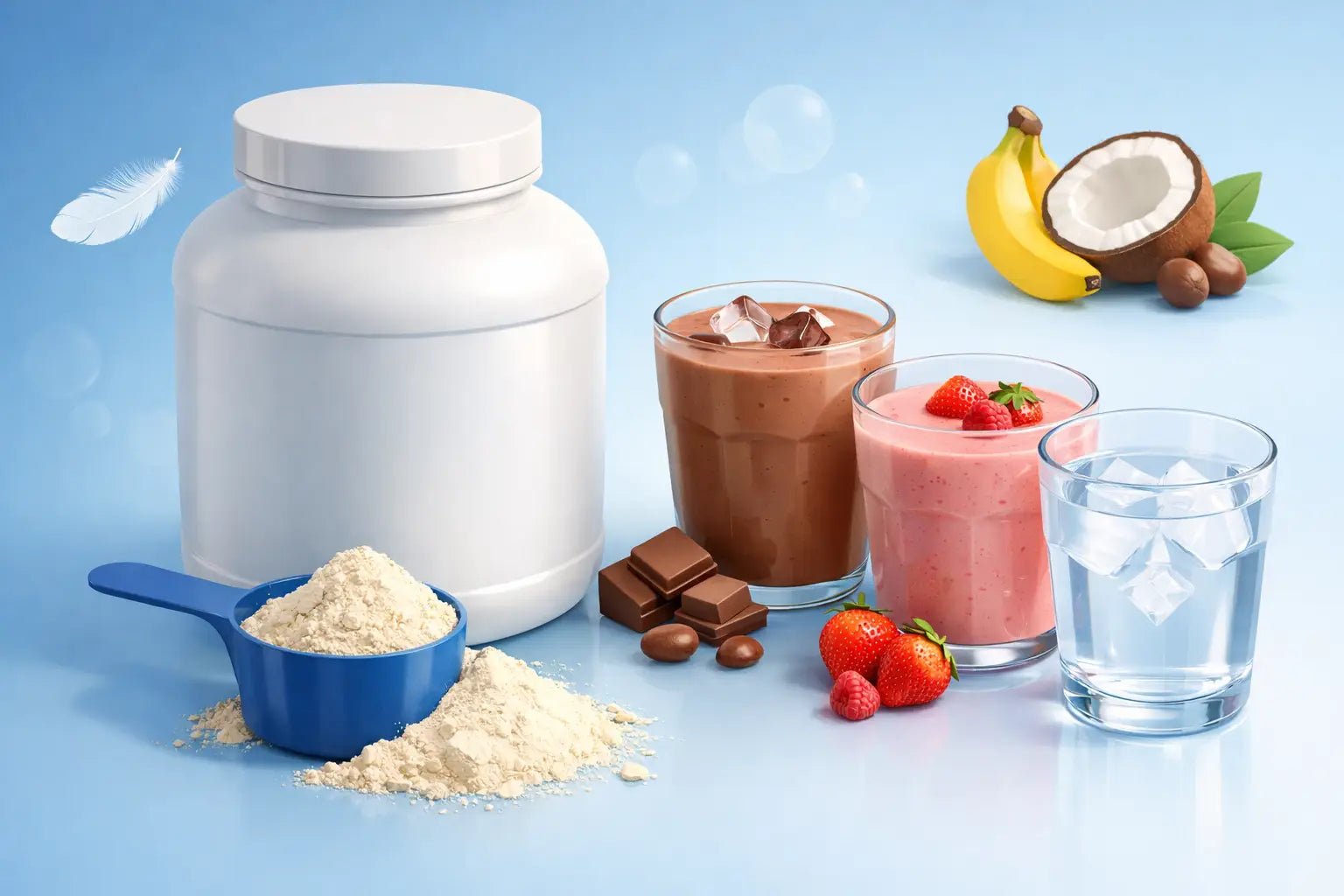 Protein Powder With No Aftertaste - Rise Up Nutrition