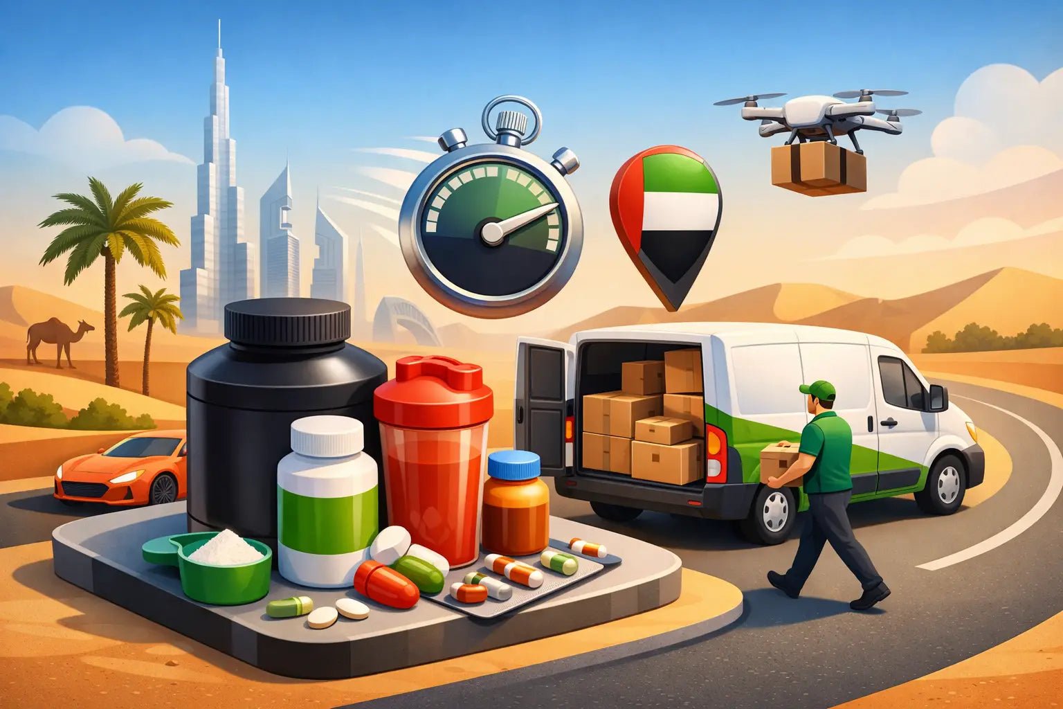 UAE Supplement Delivery Guide for Faster Refuels - Rise Up Nutrition