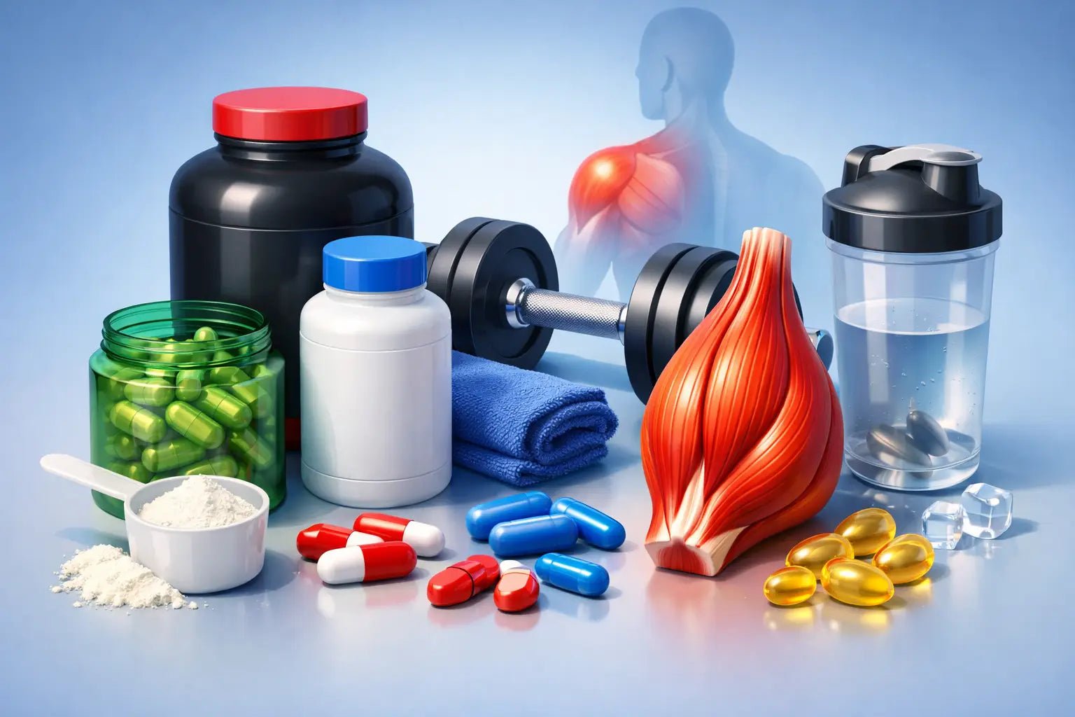Best Supplements for Sore Muscles - Rise Up Nutrition