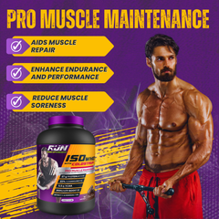 ISO WHEY With Colostrum, Lactose Free, Soy Free, Pro Muscle Maintenance, 27G Protein, 5.5G BCAA, Immunity Booster, 2KG - French Vanilla