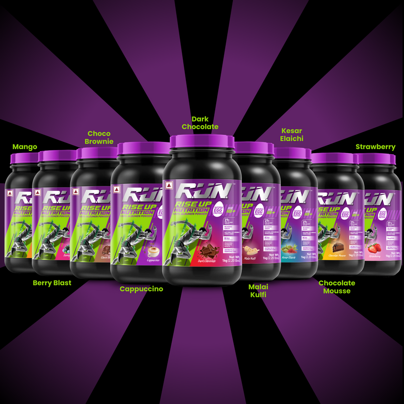 100% Egg White Protein Powder, Natural Egg Protein, 27g Protein, 14g EAA, Lactose Free, Soy Free, Gluten Free, 2.20 lbs/1 kg, 28 Servings, Dark Chocolate - Rise Up Nutrition