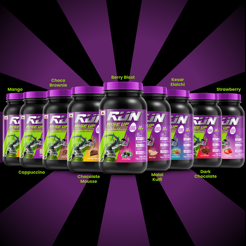 100% Egg White Protein Powder, Natural Egg Protein, 27g Protein, 14g EAA, Lactose Free, Soy Free, Gluten Free, 2.20 lbs/1 kg, 28 Servings, Berry Blast - Rise Up Nutrition