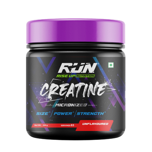 100% Creatine Micronized Unflavored 83 Servings 250g - Rise Up Nutrition