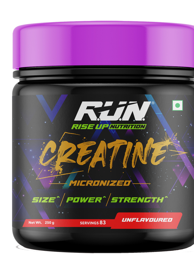 100% Creatine Micronized Unflavored 83 Servings 250g - Rise Up Nutrition
