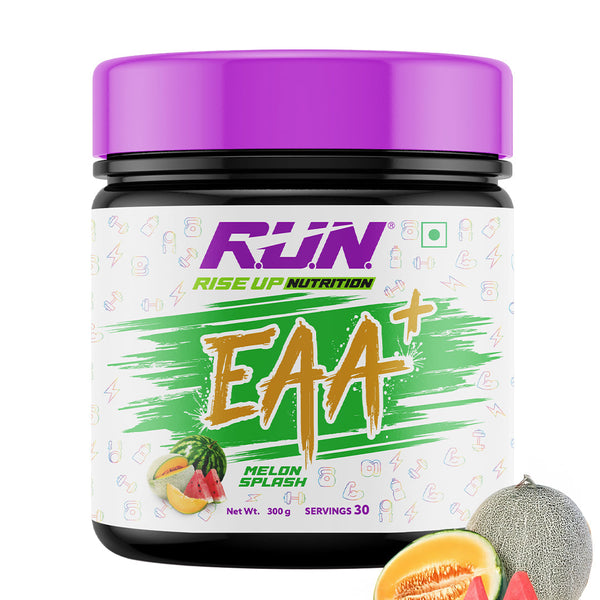 EAA+ Essential Amino Acids for Hydration Muscle Strength & Recovery Melon Splash 30 Servings 300g - Rise Up Nutrition
