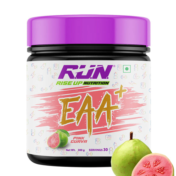 EAA+ Essential Amino Acids for Hydration Muscle Strength & Recovery Pink Guava 30 Servings 300g - Rise Up Nutrition