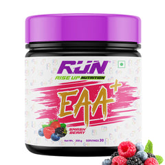 EAA+ Essential Amino Acids for Hydration Muscle Strength & Recovery Smash Berry 30 Servings 300g - Rise Up Nutrition